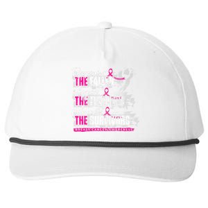 Remember The Fallen Support The Fighters Breast Cancer Snapback Five-Panel Rope Hat