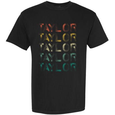 Retro T.AYLOR First Name Personalized Garment-Dyed Heavyweight T-Shirt