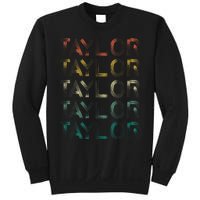 Retro T.AYLOR First Name Personalized Sweatshirt