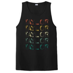 Retro T.AYLOR First Name Personalized PosiCharge Competitor Tank