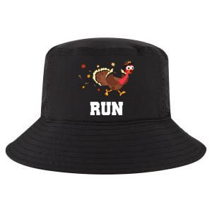 Run Turkey Funny Thanksgiving Cool Comfort Performance Bucket Hat