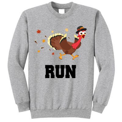 Run Turkey Funny Thanksgiving Sweatshirt