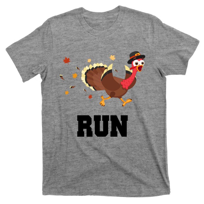 Run Turkey Funny Thanksgiving T-Shirt