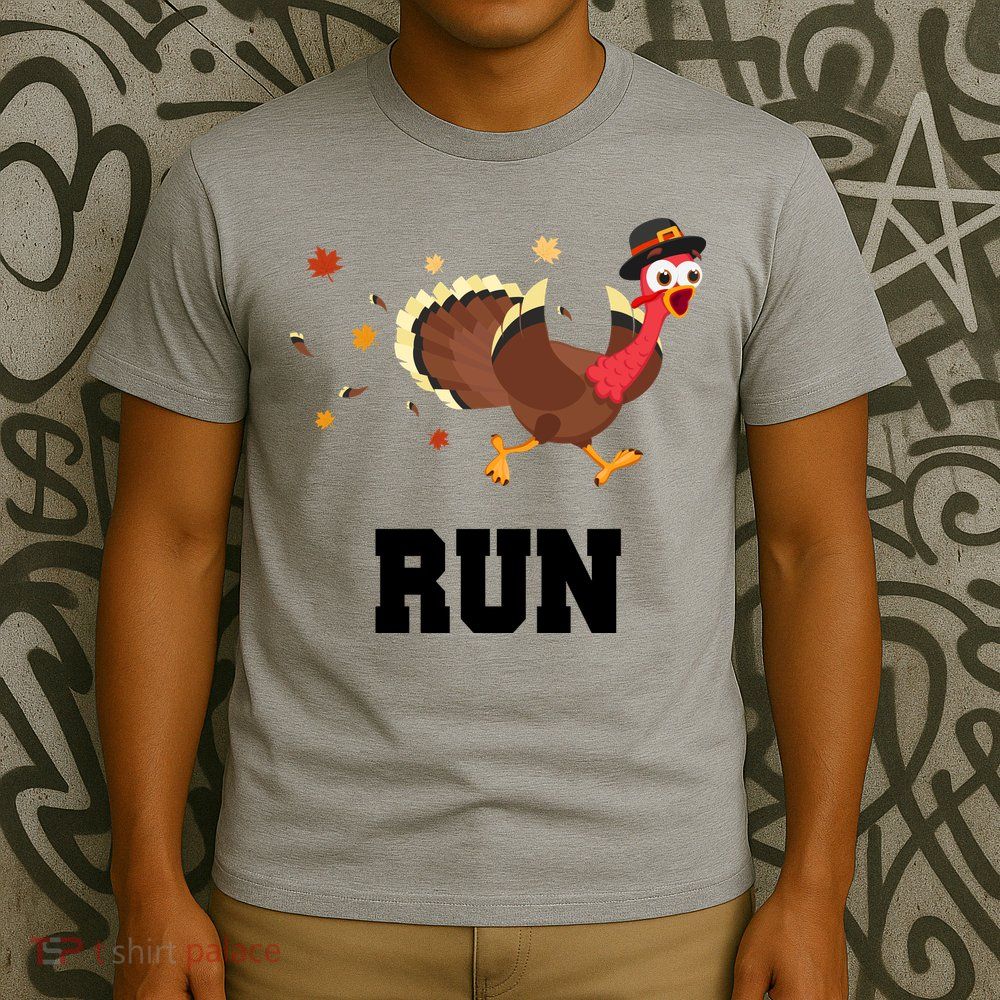 Run Turkey Funny Thanksgiving T-Shirt