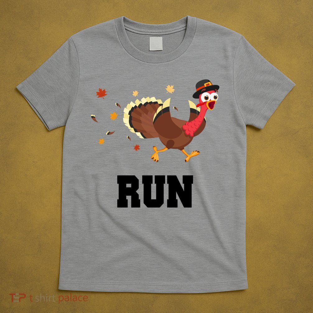 Run Turkey Funny Thanksgiving T-Shirt