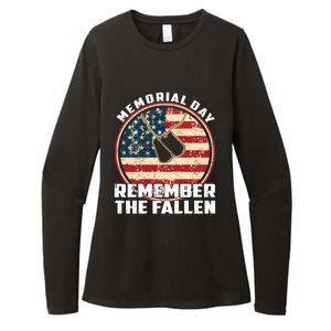 Remember The Fallen Veteran Military Happy Memorial Day Gift Womens CVC Long Sleeve Shirt