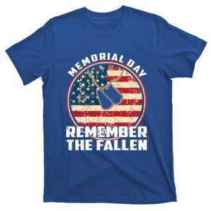 Remember The Fallen Veteran Military Happy Memorial Day Gift T-Shirt