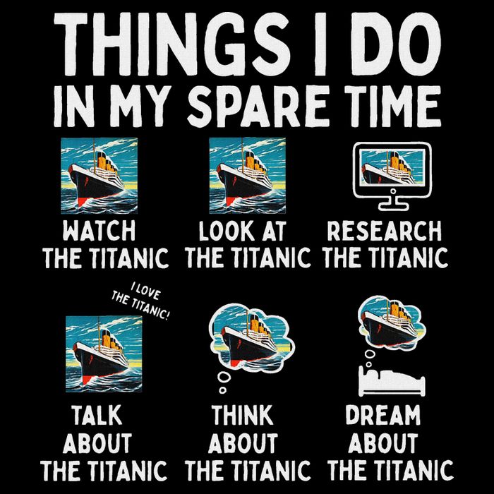 Rms Titanic Funny Things I Do In My Spare Time Birthday 16 in Basic Backpack