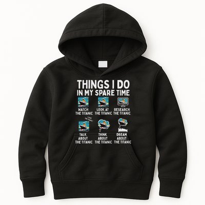 Rms Titanic Funny Things I Do In My Spare Time Birthday Kids Hoodie