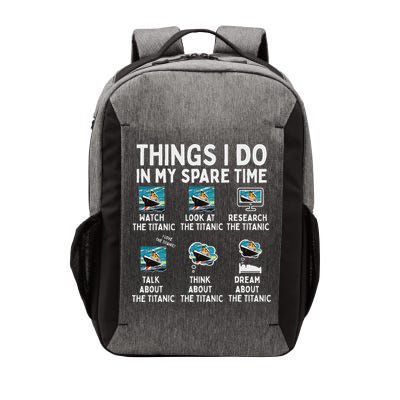 Rms Titanic Funny Things I Do In My Spare Time Birthday Vector Backpack