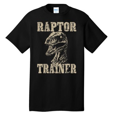 Raptor Trainer Funny Dinosaur Lover Halloween Costume Tall T-Shirt