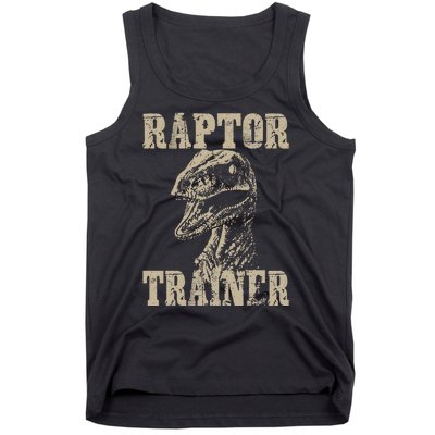 Raptor Trainer Funny Dinosaur Lover Halloween Costume Tank Top