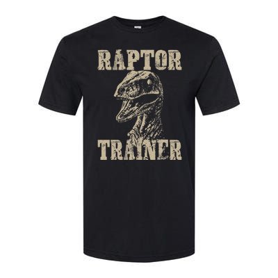 Raptor Trainer Funny Dinosaur Lover Halloween Costume Softstyle CVC T-Shirt