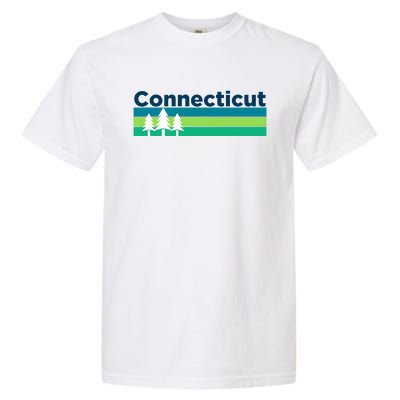 Retro Trees & Forest Connecticut Garment-Dyed Heavyweight T-Shirt