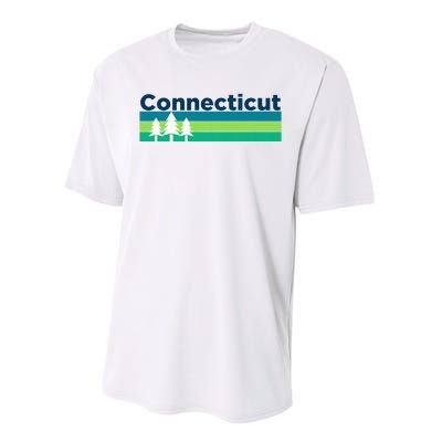 Retro Trees & Forest Connecticut Performance Sprint T-Shirt