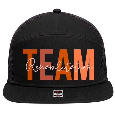 Rehab Team For Rehabilitation Matching Therapy Month 7 Panel Mesh Trucker Snapback Hat