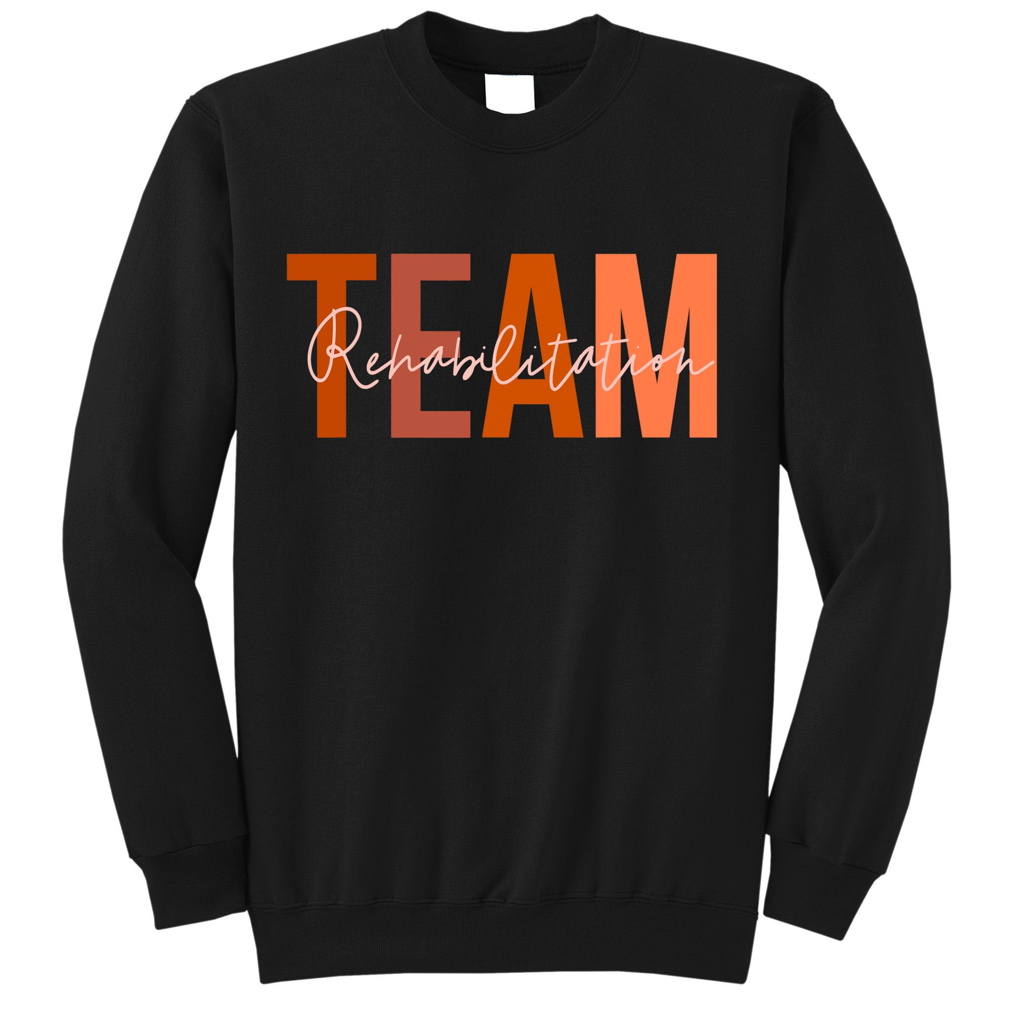 Rehab Team For Rehabilitation Matching Therapy Month Sweatshirt