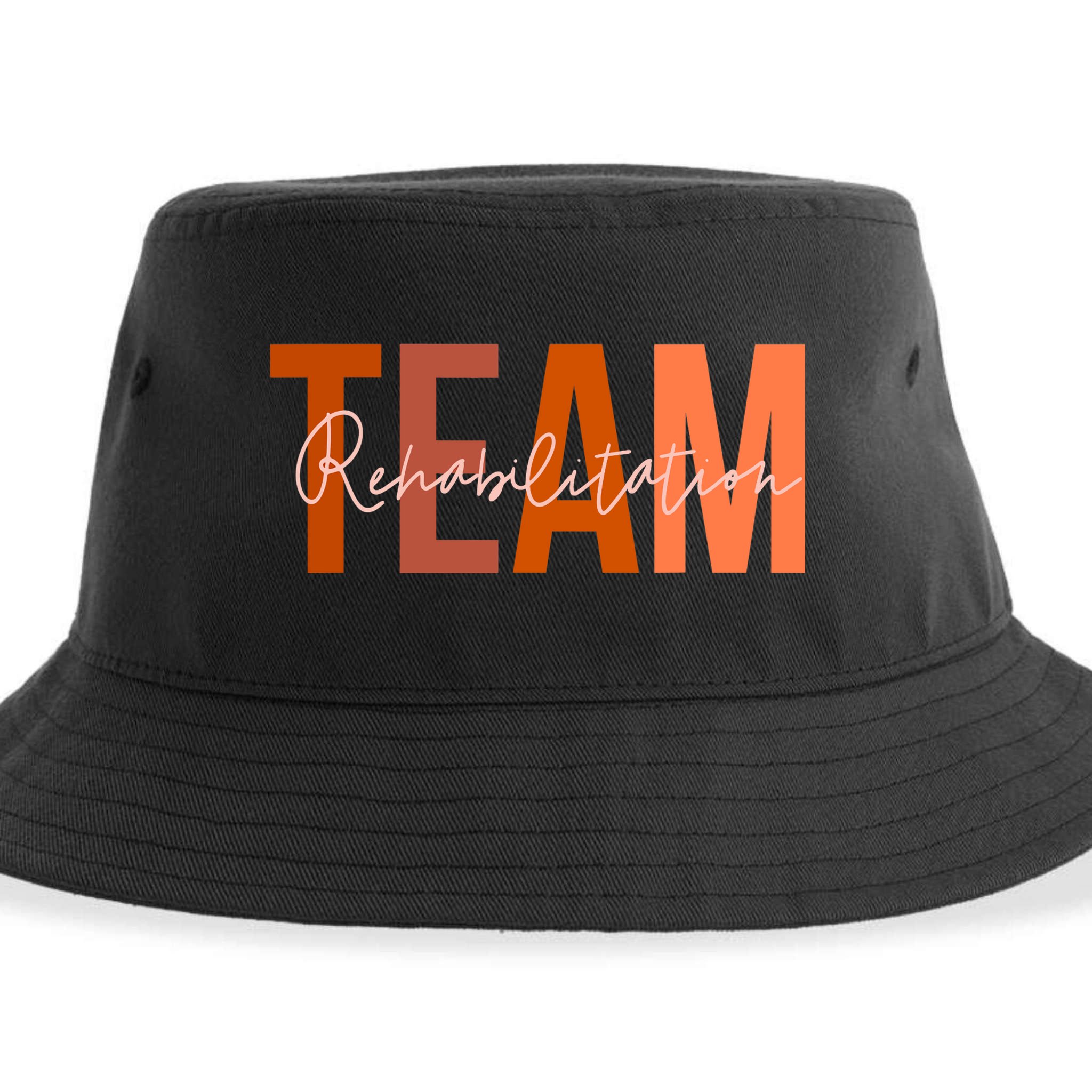 Rehab Team For Rehabilitation Matching Therapy Month Sustainable Bucket Hat