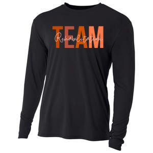 Rehab Team For Rehabilitation Matching Therapy Month Cooling Performance Long Sleeve Crew