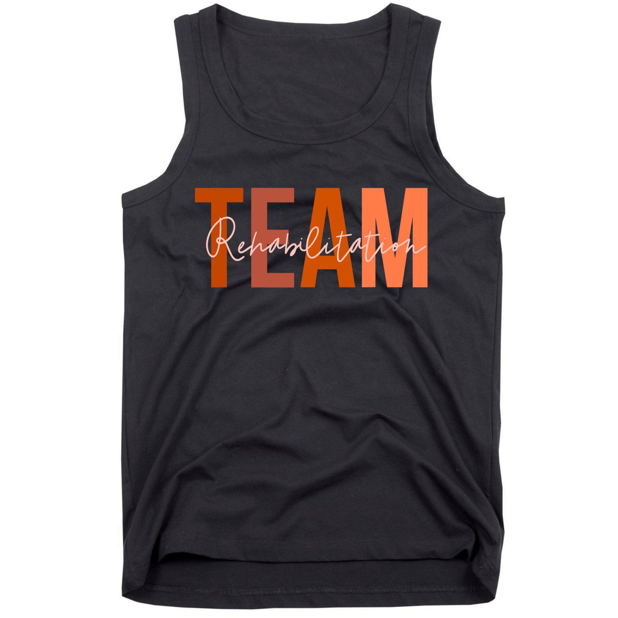 Rehab Team For Rehabilitation Matching Therapy Month Tank Top