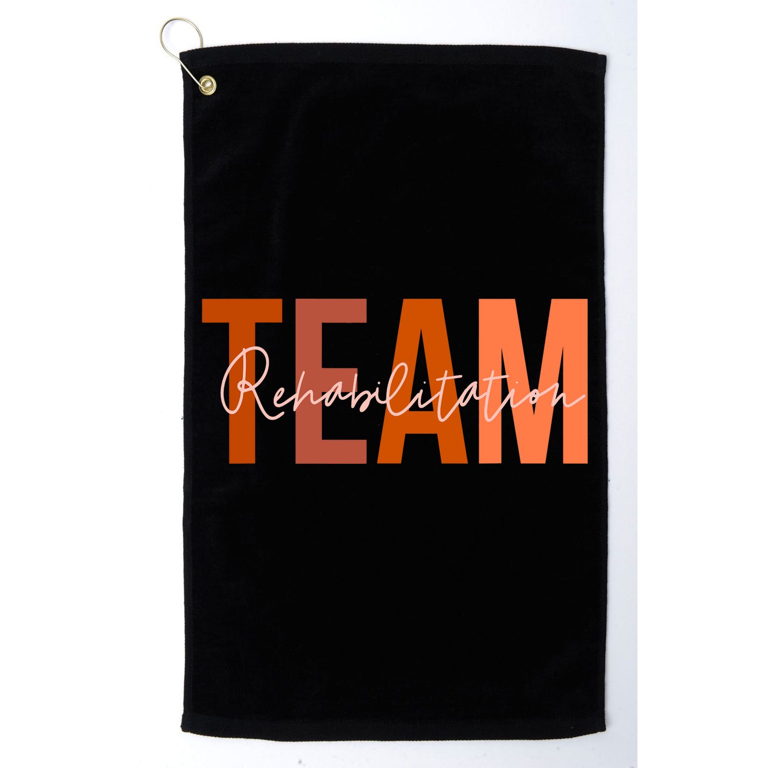 Rehab Team For Rehabilitation Matching Therapy Month Golf Towel