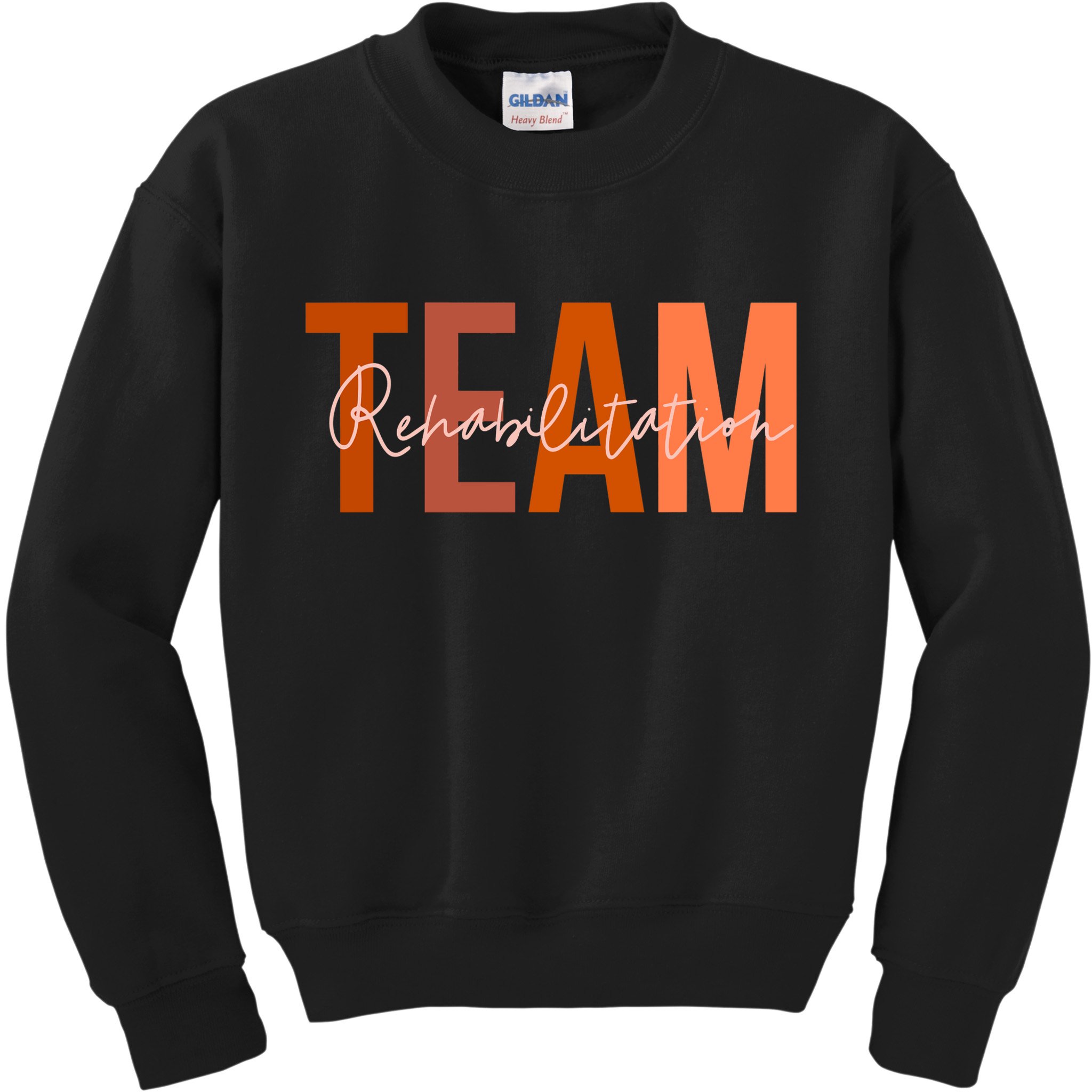 Rehab Team For Rehabilitation Matching Therapy Month Kids Sweatshirt