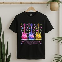 Retro Taylor First Name Personalized Groovy 80S T-Shirt