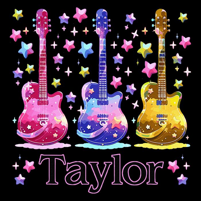 Retro Taylor First Name Personalized Groovy 80S T-Shirt