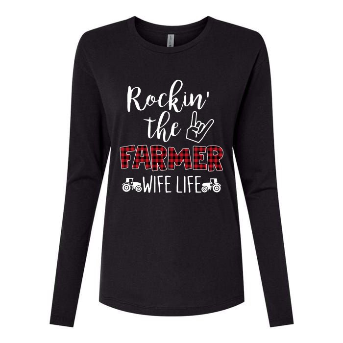 Rockin The Farmer Wife Life Womens Cotton Relaxed Long Sleeve T-Shirt