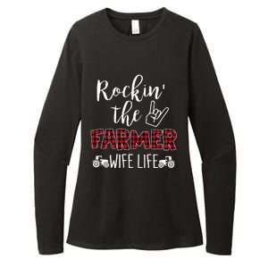 Rockin The Farmer Wife Life Womens CVC Long Sleeve Shirt