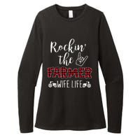 Rockin The Farmer Wife Life Womens CVC Long Sleeve Shirt