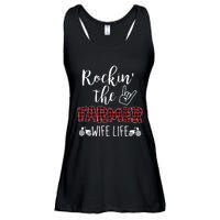 Rockin The Farmer Wife Life Ladies Essential Flowy Tank