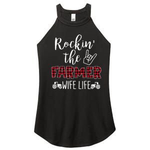 Rockin The Farmer Wife Life Women's Perfect Tri Rocker Tank