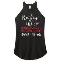 Rockin The Farmer Wife Life Women's Perfect Tri Rocker Tank