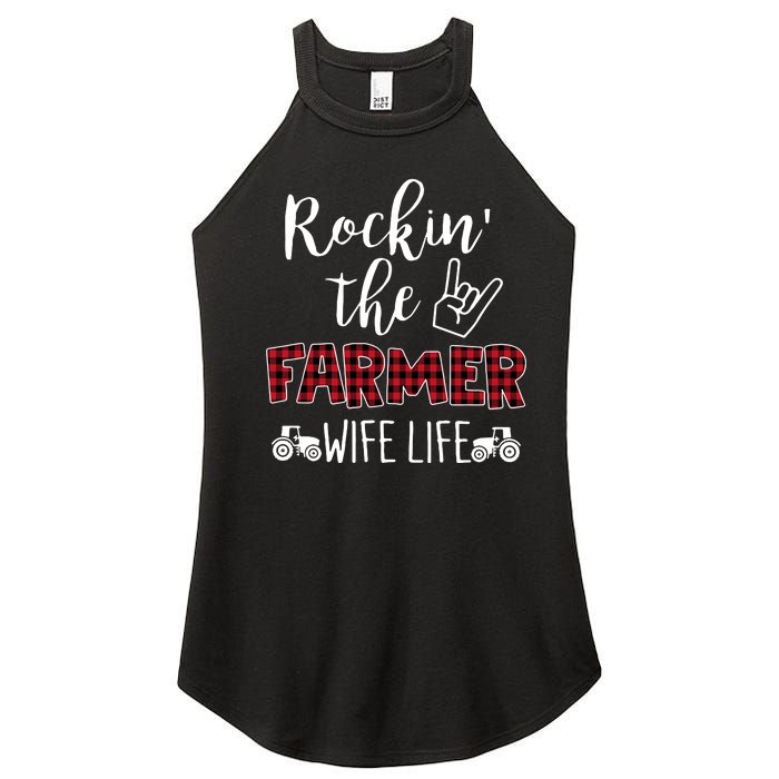 Rockin The Farmer Wife Life Women's Perfect Tri Rocker Tank