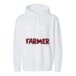 Rockin The Farmer Wife Life Garment-Dyed Fleece Hoodie