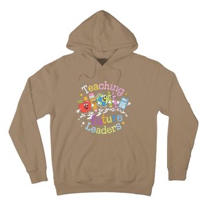 Retro Teaching Future Leaders Teacher 100 Days Of School Hoodie