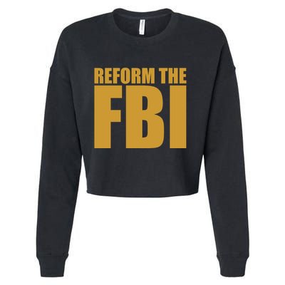 Reform The FBI Cropped Pullover Crew