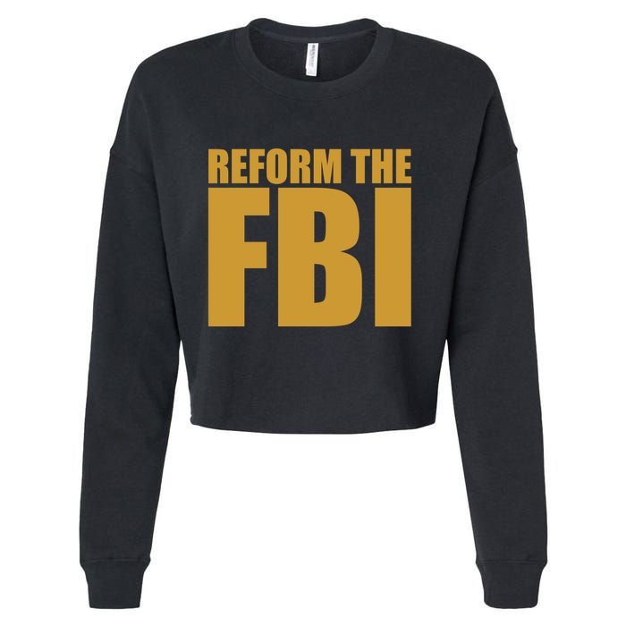 Reform The FBI Cropped Pullover Crew