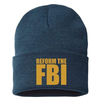 Reform The FBI Sustainable Knit Beanie