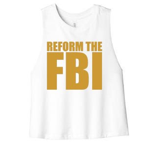 Reform The FBI Women's Racerback Cropped Tank