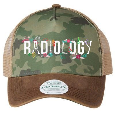 Radiology Technologist Flowers Rad Tech Legacy Tie Dye Trucker Hat