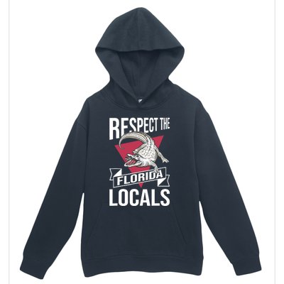 Respect The Florida Locals Alligator Zoo Animal Lover Urban Pullover Hoodie