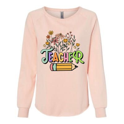 Retro Teache for  Best Teacher Gifts Womens California Wash Sweatshirt