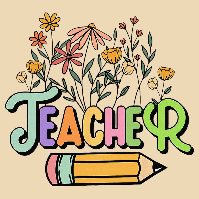 Retro Teache for  Best Teacher Gifts Drawstring Bag