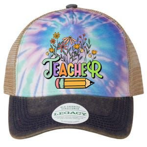 Retro Teache for  Best Teacher Gifts Legacy Tie Dye Trucker Hat