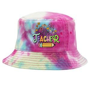 Retro Teache for  Best Teacher Gifts Tie-Dyed Bucket Hat