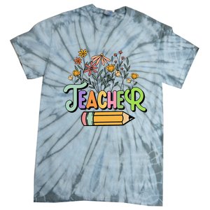 Retro Teache for  Best Teacher Gifts Tie-Dye T-Shirt