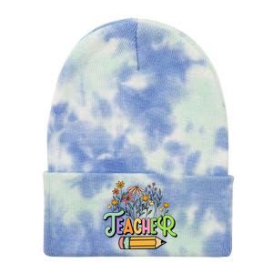 Retro Teache for  Best Teacher Gifts Tie Dye 12in Knit Beanie