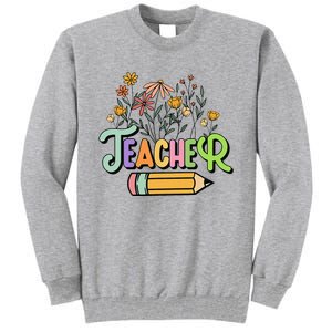 Retro Teache for  Best Teacher Gifts Tall Sweatshirt